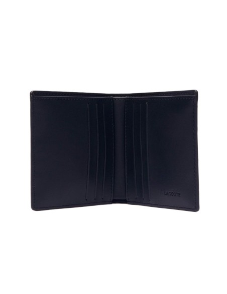 Lacoste - Billetera Con Logo Metálico