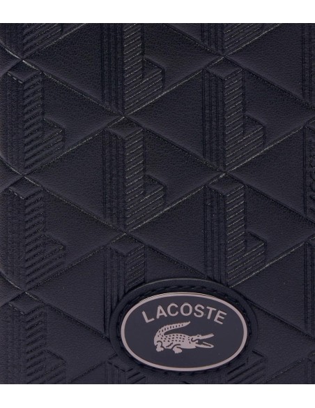 Lacoste - Billetera Con Logo Metálico