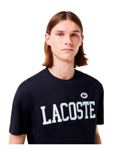 Lacoste - Camiseta Con Estampado y Logo