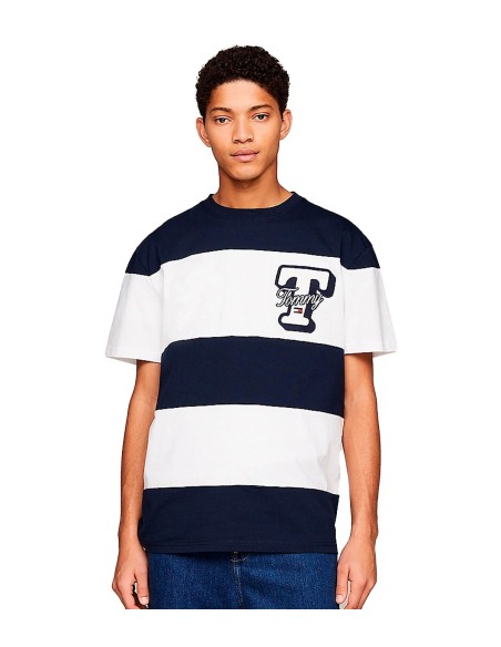 Tommy Jeans - Camiseta Letterman