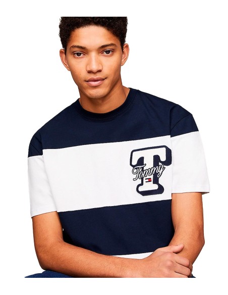 Tommy Jeans - Camiseta Letterman