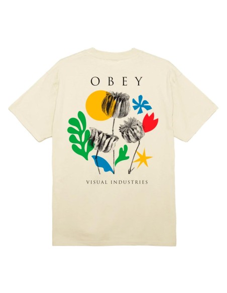 Obey - Camisetas Obey Flowers Papers Sciss