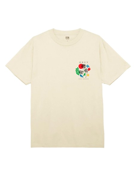 Obey - Camisetas Obey Flowers Papers Sciss
