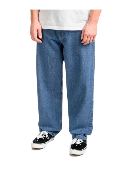 Reell - Pantalones Baggy-Authentic Mid Blue