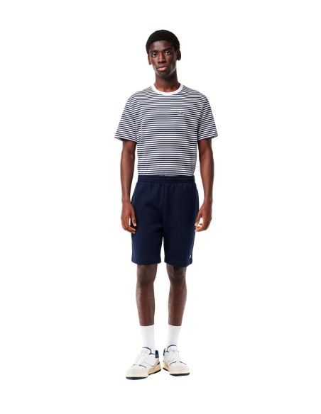 Lacoste - Pantalón Corto Jogger de Felpa
