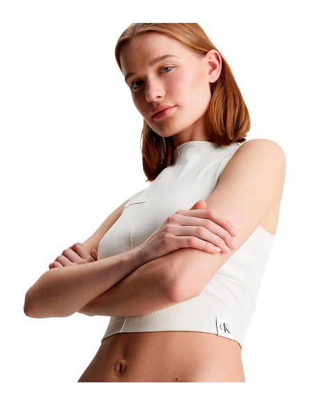 Calvin Klein - Camisetas Seaming Rib Tank Top