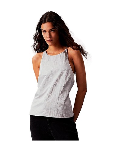 Calvin Klein - Camisas Y Blusas Back Tie Detail Parachute