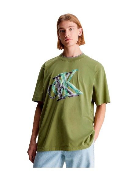Calvin Klein - Camisetas 3D Meta Monogram Tee