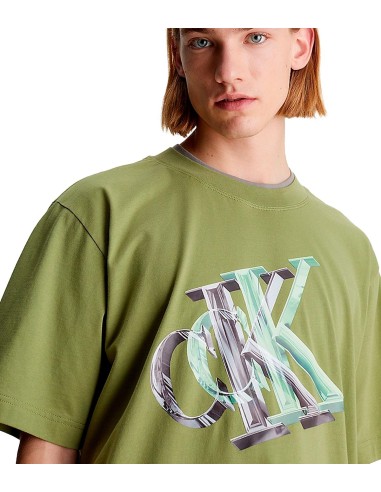 Calvin Klein - Camisetas 3D Meta Monogram Tee