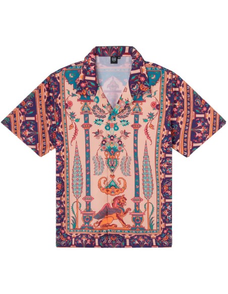 Dolly Noire - Camisas Persian Rug Bowling Shirt