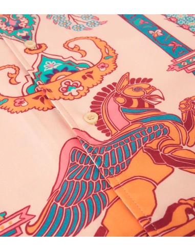 Dolly Noire - Camisas Persian Rug Bowling Shirt