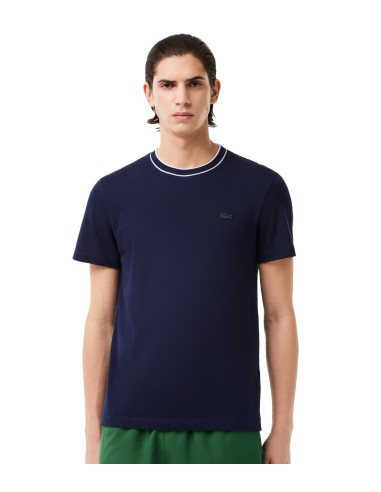 Lacoste - Camiseta de Cuello Elástico