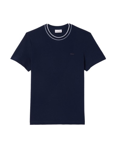 Lacoste - Camiseta de Cuello Elástico