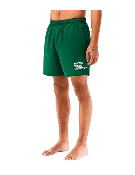 Lacoste - Bañador Con Eslogan