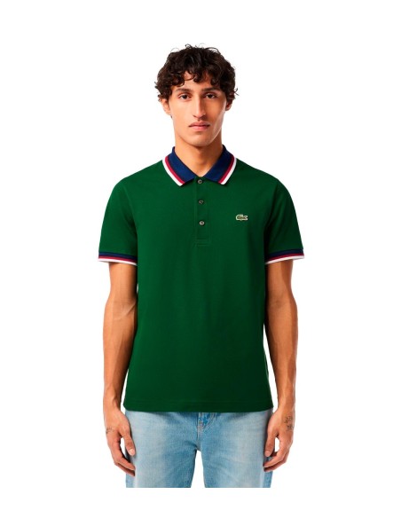 Lacoste - Polo De Cuello Tricolor