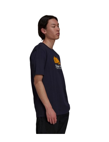 Adidas - Camiseta Hombre Negra - Adventure Logo