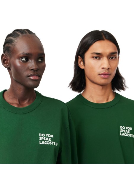 Lacoste - Camiseta con Eslogan