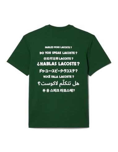 Lacoste - Camiseta con Eslogan