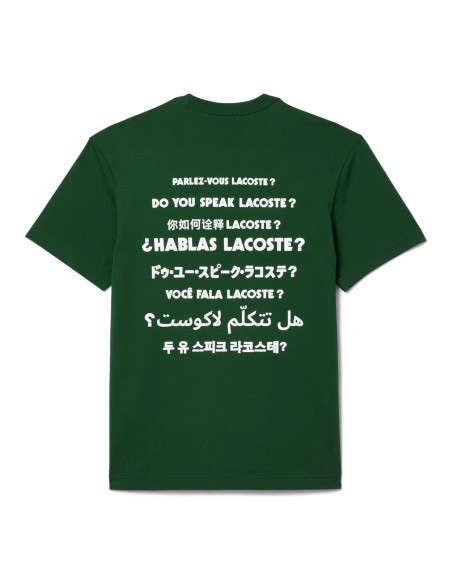 Lacoste - Camiseta con Eslogan
