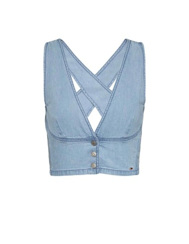 Tommy Jeans - Top Denim Abotonado