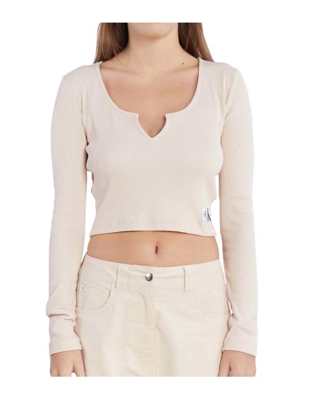 Calvin Klein - Sudadera Split Collar Rib