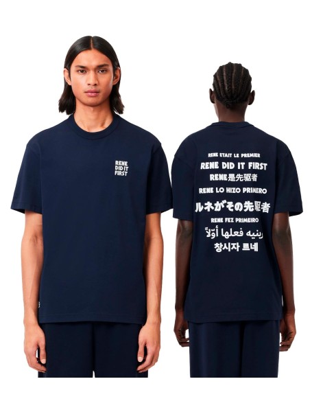 Lacoste - Camiseta Con Eslogan