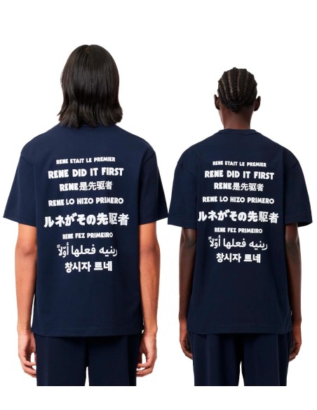 Lacoste - Camiseta Con Eslogan