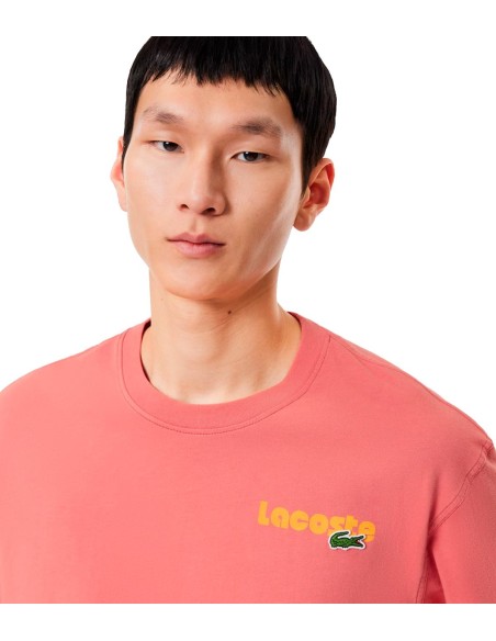 Lacoste - Camiseta Estampado Degradado