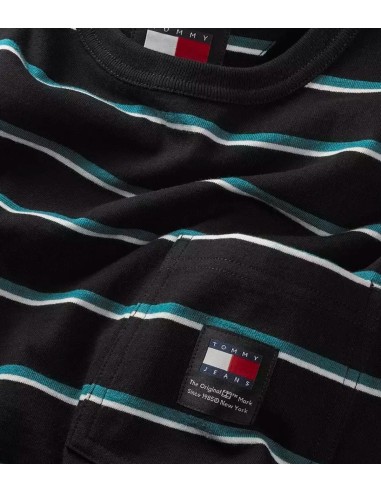 Tommy Jeans - Camiseta A Rayas