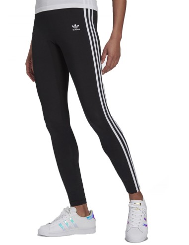 Adidas - Mallas Mujer Negras - Adicolor Classics 3 Bandas