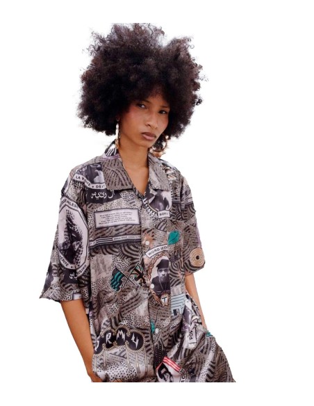 Grimey - Camisetas Supastar Satin Button Up