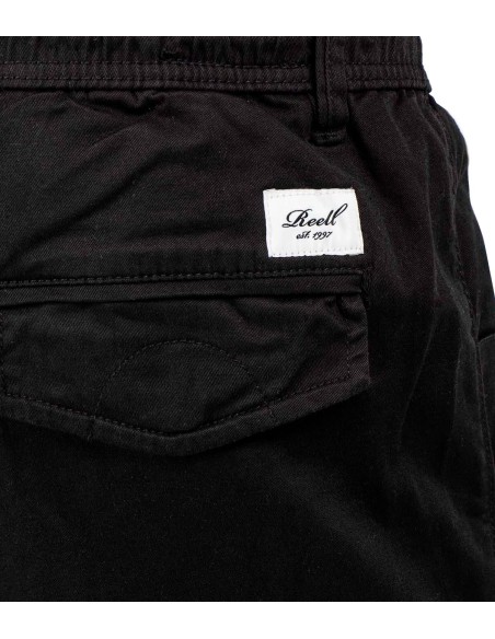 Reell - Pantalones Reflex Rib Cargo-Black