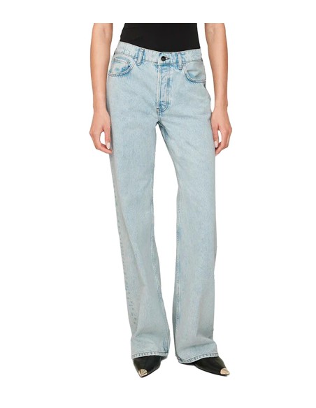 Anine Bing - Pantalón Hugh Bleached Blue