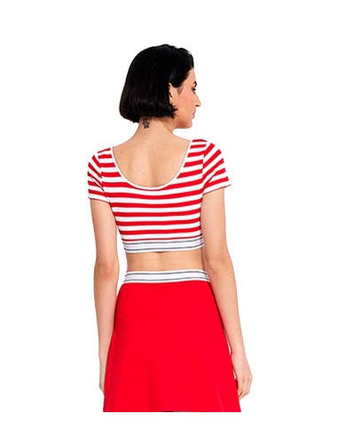 Tommy Jeans - Top A Rayas Con Logo