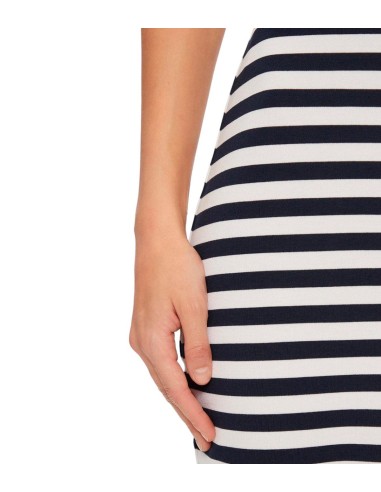 Tommy Jeans - Vestido A Rayas Con Logo