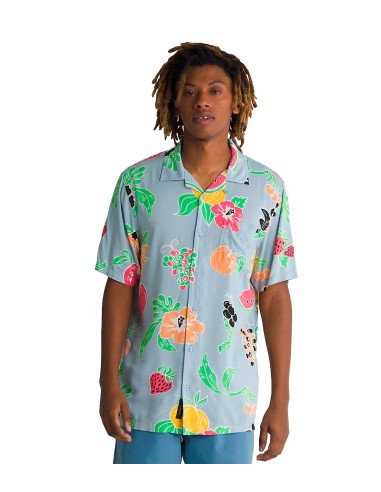 Vans - Camisetas Calmosa Ss Woven Dusty Bl