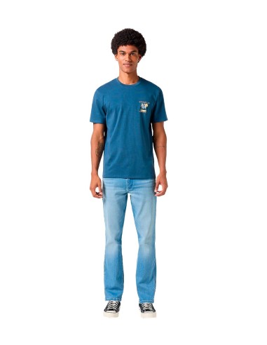 Wrangler - Camisetas Graphic Tee Dark Denim
