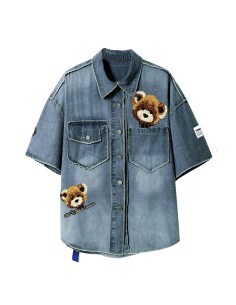 Mod Wave Movement - Camisa Vaquera Teddy Capsule