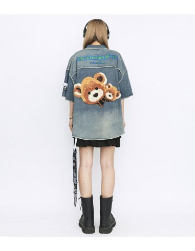 Mod Wave Movement - Camisa Vaquera Teddy Capsule