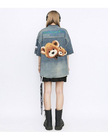 Mod Wave Movement - Camisa Vaquera Teddy Capsule