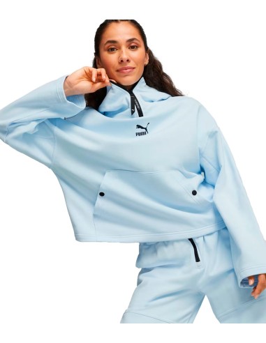 Puma - Moda Baño Dare To Hoodie Tr,Icy Blu