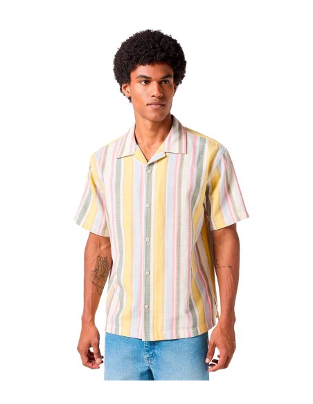 Wrangler - Camisetas Ss Resort Shirt Multi Str