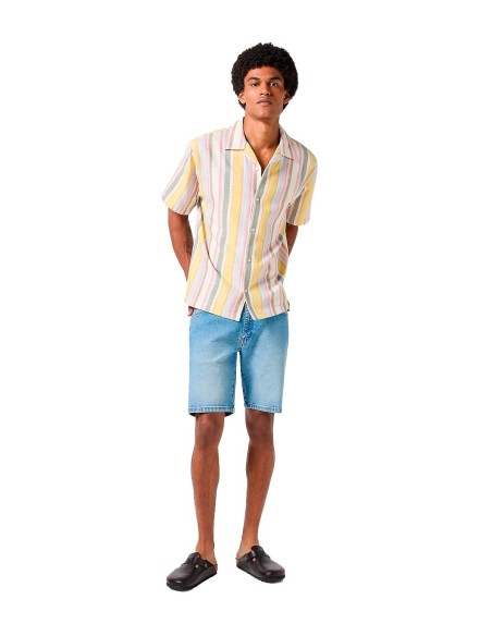 Wrangler - Camisetas Ss Resort Shirt Multi Str