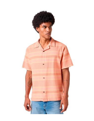 Wrangler - Camisetas Ss Resort Shirt Brandied