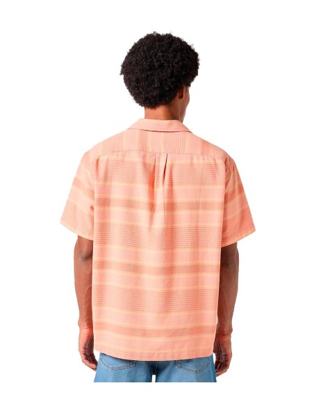 Wrangler - Camisetas Ss Resort Shirt Brandied