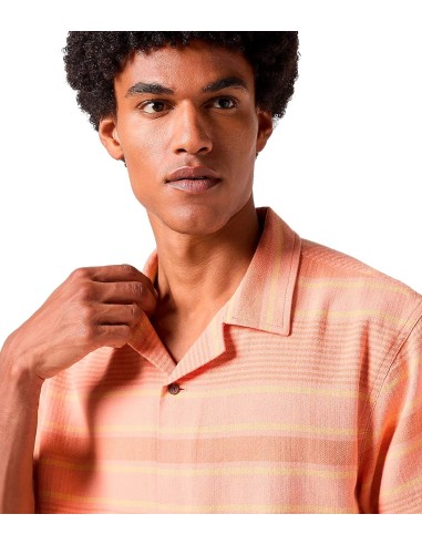 Wrangler - Camisetas Ss Resort Shirt Brandied