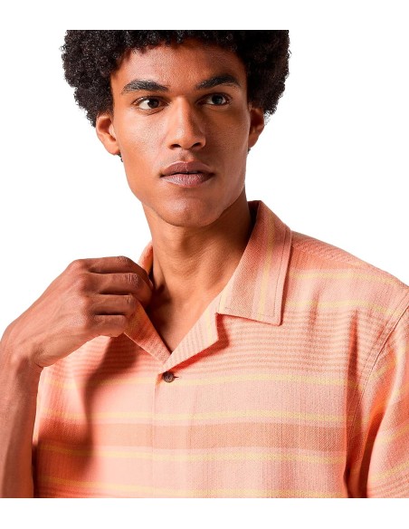 Wrangler - Camisetas Ss Resort Shirt Brandied