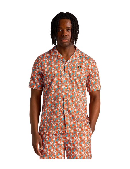 Lyle & Scott - Camisas Floral Print Resort Shirt