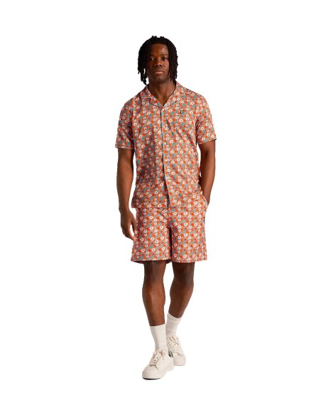 Lyle & Scott - Camisas Floral Print Resort Shirt