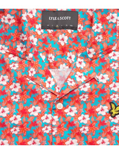Lyle & Scott - Camisas Floral Print Resort Shirt